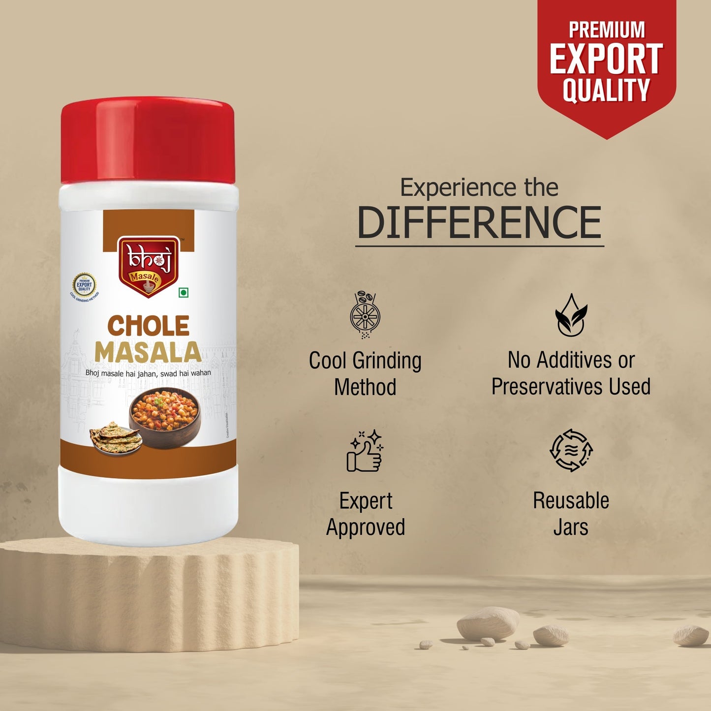 Chole Masala - PET JAR 500g (450g net)