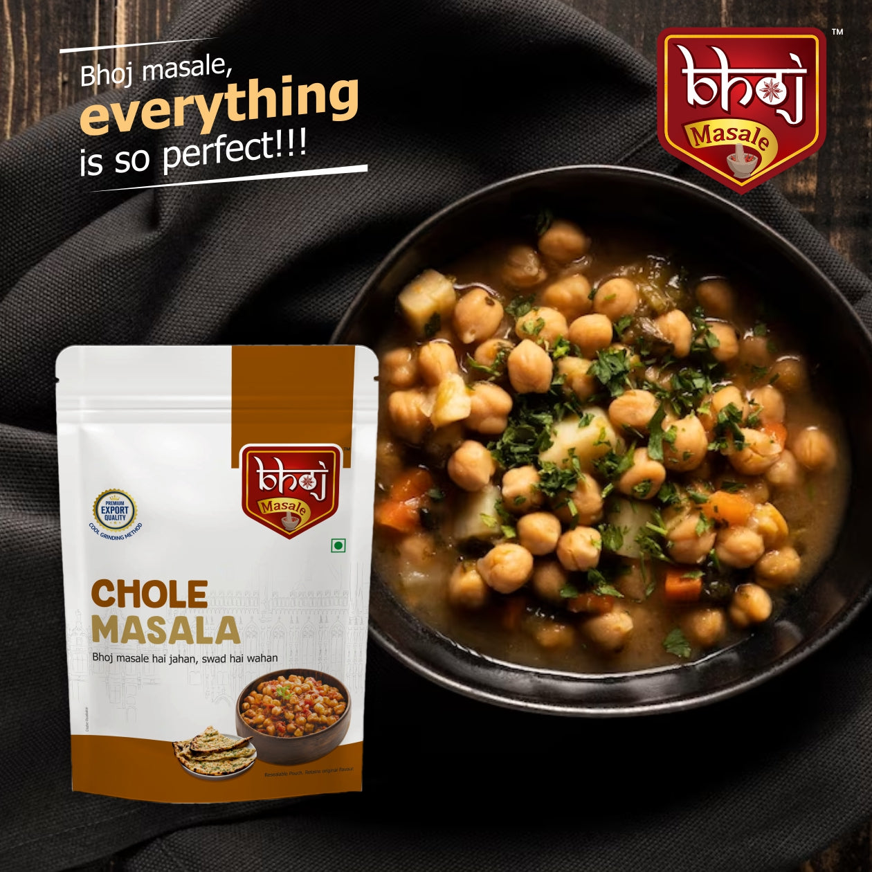 Chole Masala 400gm (Pack of 2 x 200g each)