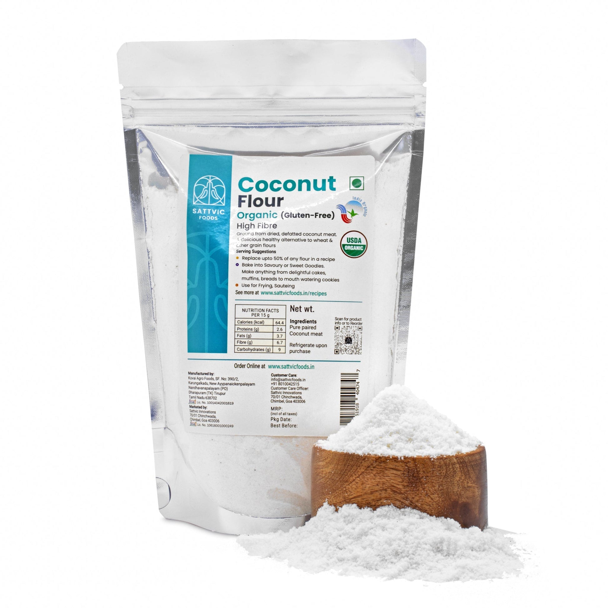Coconut Flour | Defatted | Keto-Friendly