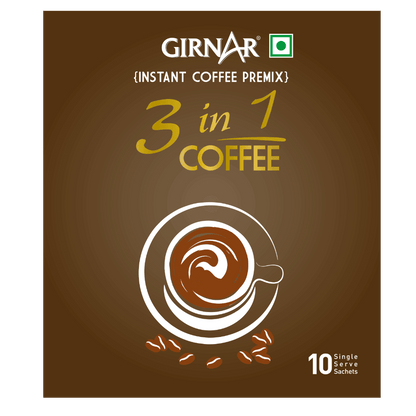 Girnar Instant Premix 3 In 1 Coffee