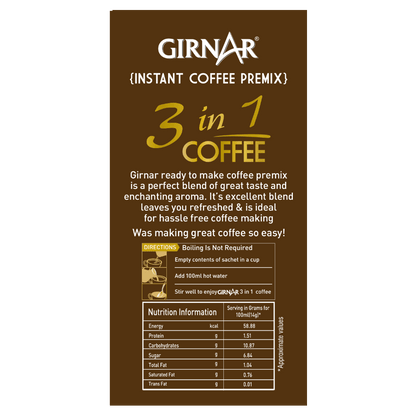 Girnar Instant Premix 3 In 1 Coffee