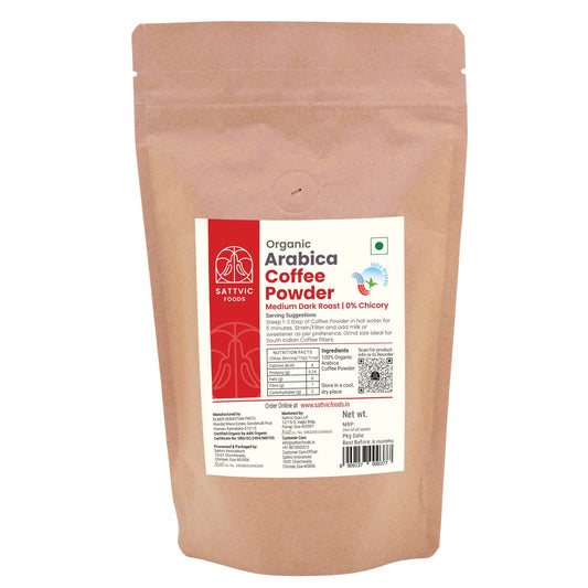 Arabica Organic Coffee Powder | Medium Dark Roast