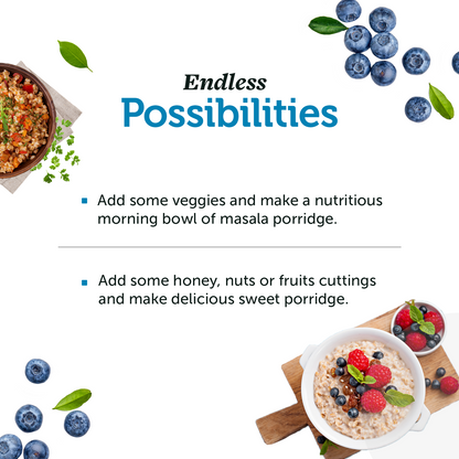 Omega steel cut Oats with Omega-3 and beta-glucans for Heart ,Blood Sugar & Weight Management