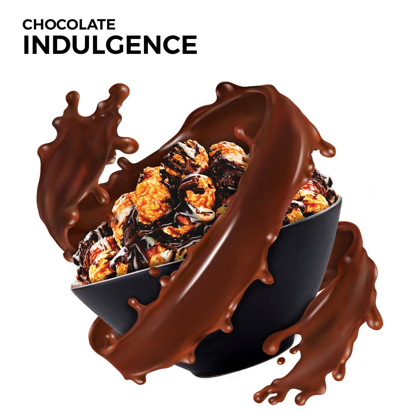 Mocha Walnut Chocolate Popcorn, Tin, 125g