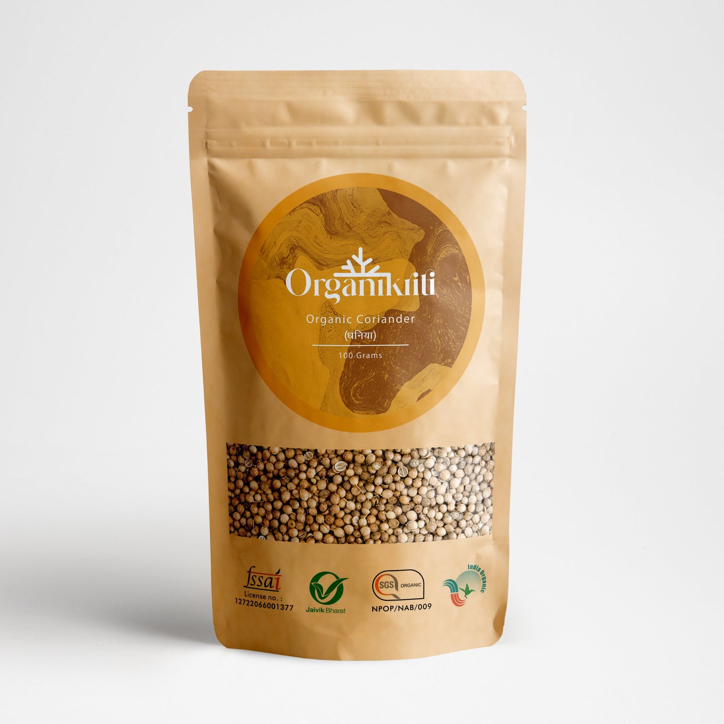 Organikriti Organic Coriander Whole / Dhaniya