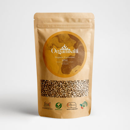 Organikriti Organic Coriander Whole / Dhaniya