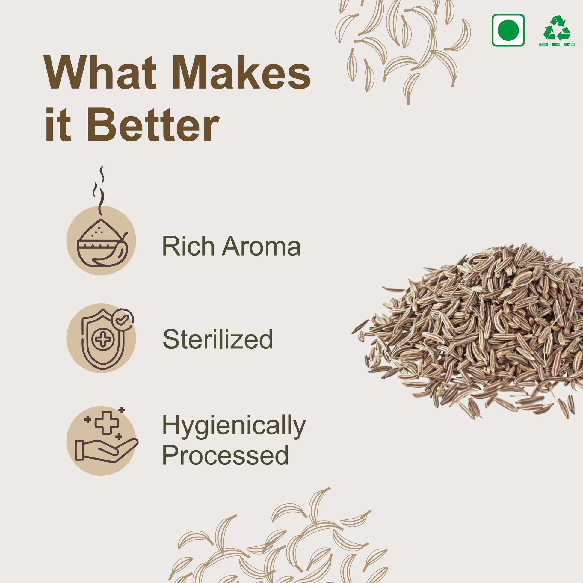 Cumin Seeds (Extra Bold)