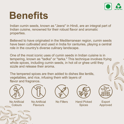 Cumin Seeds (Extra Bold)