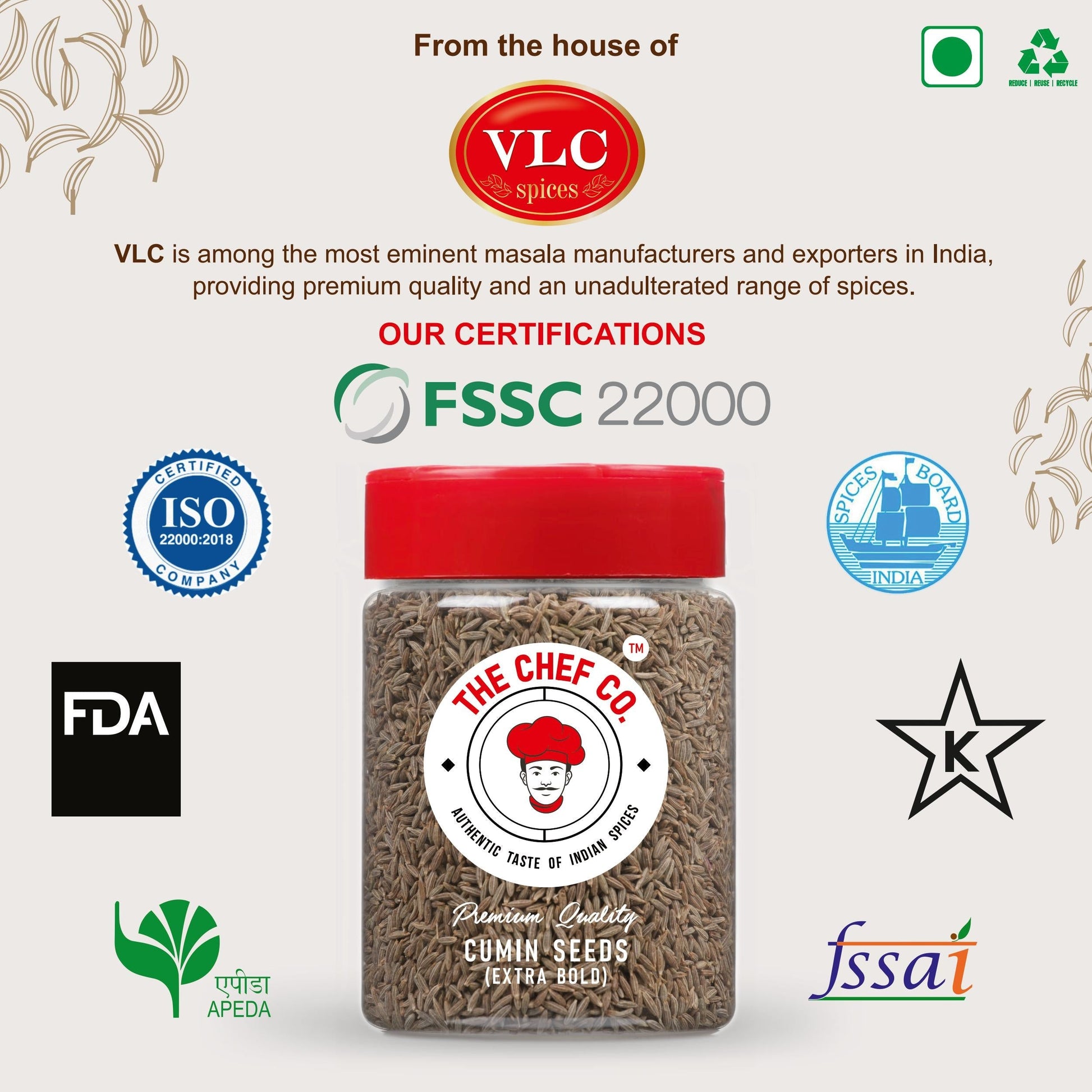 Cumin Seeds (Extra Bold)