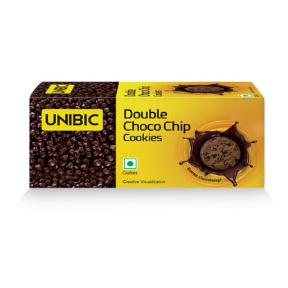 UNIBIC Double Choco Chip cookies, 75g