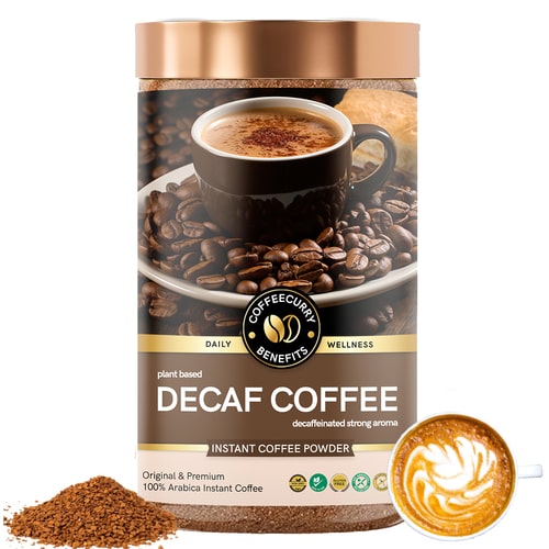 Decaf Coffee – Premium Decaffeinated Instant Coffee for Rich Flavor & Caffeine-Free Enjoyment