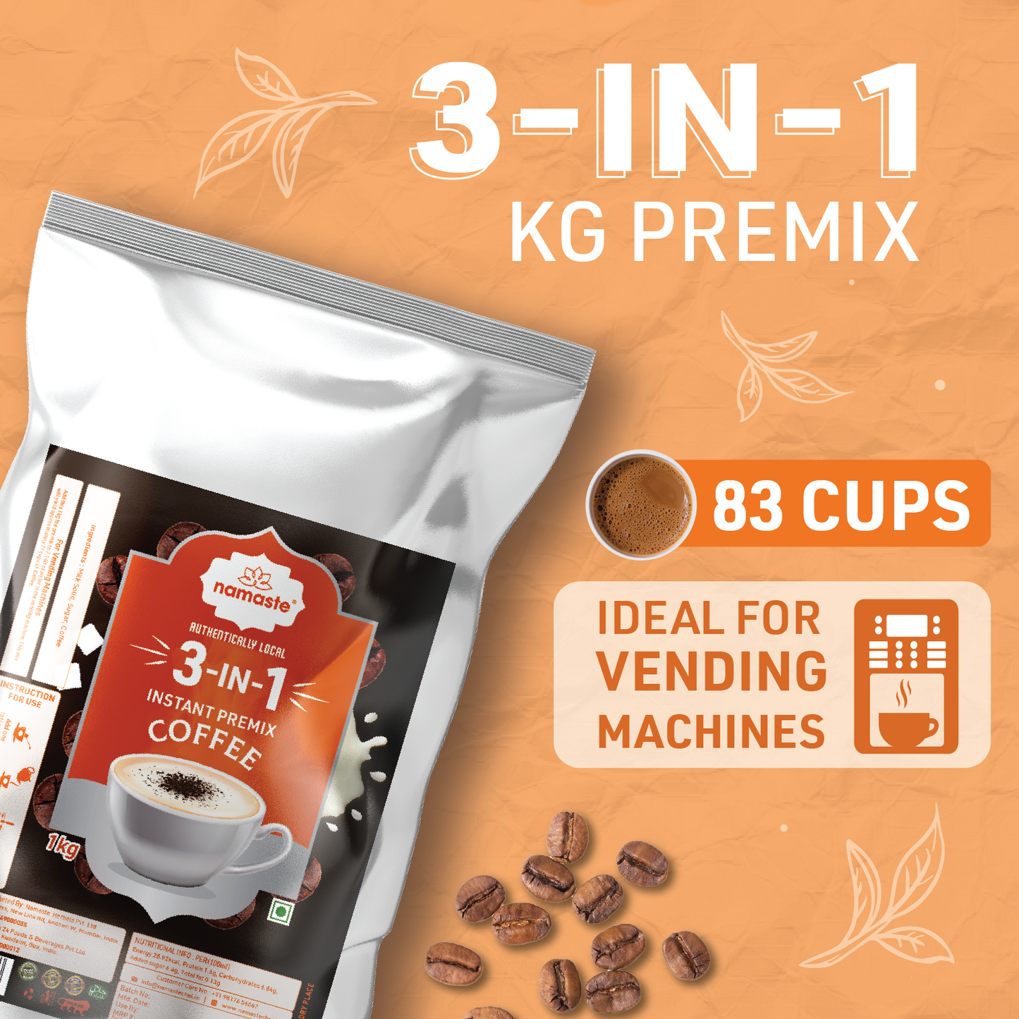 Namaste Chai Coffee (83 Cups) - 1 kg