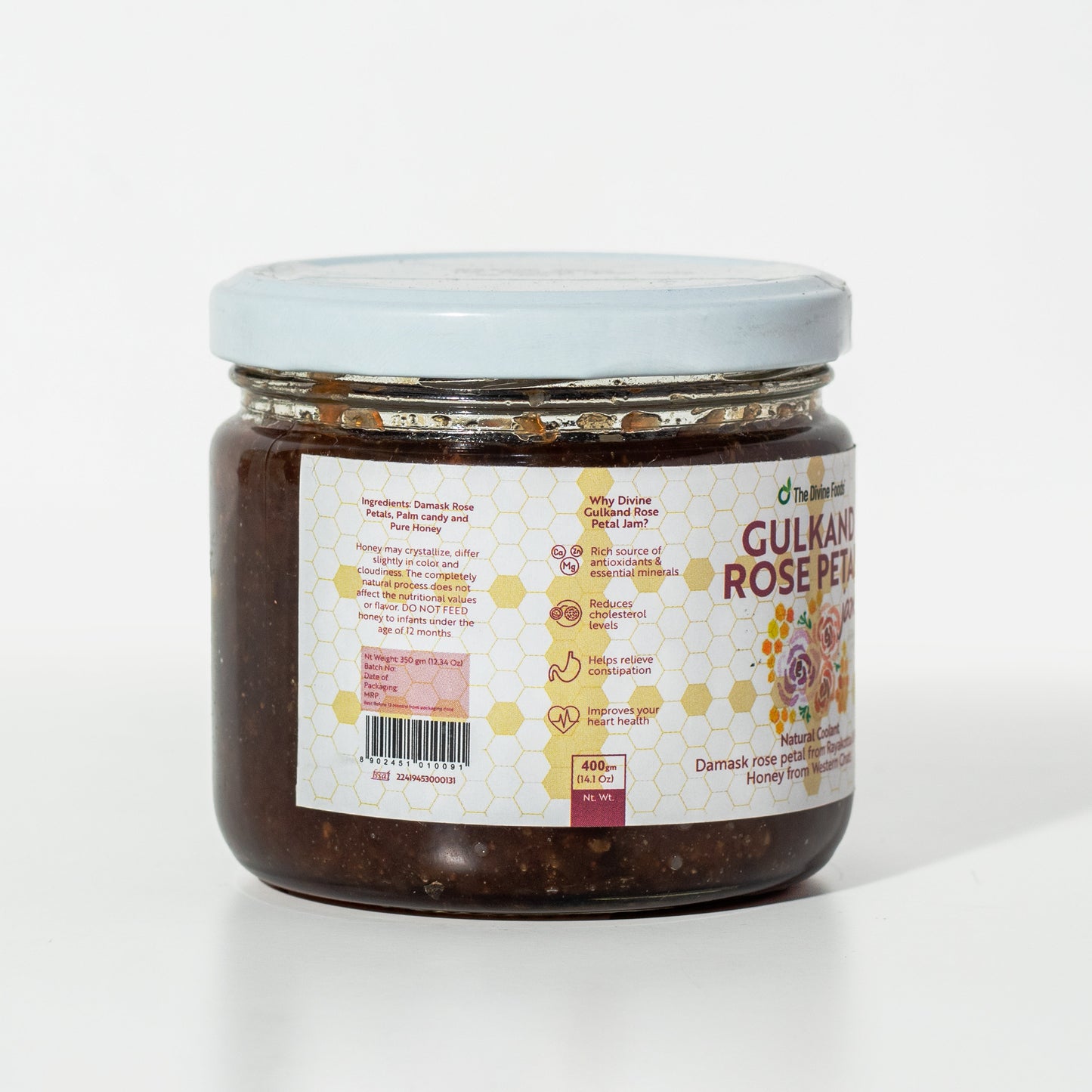 Pure Gulkand Honey Single Origin Unblended Natural Honey