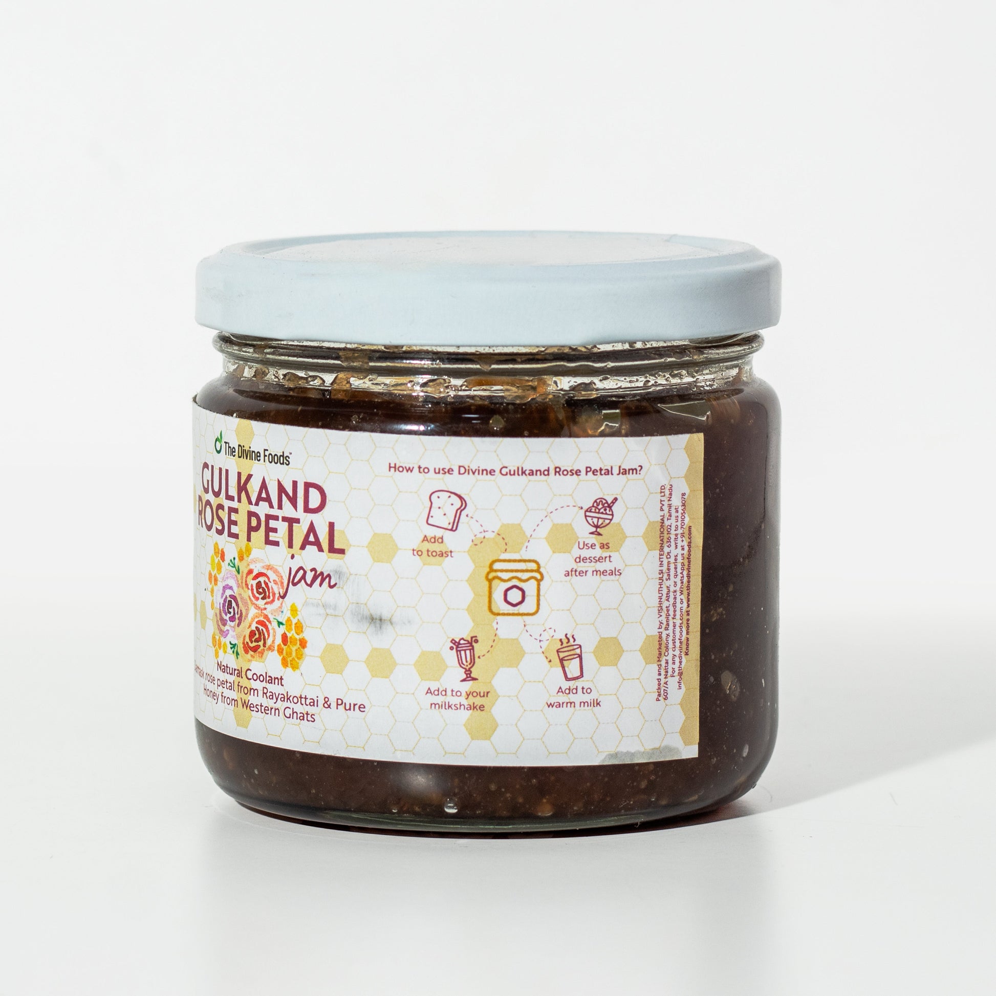 Pure Gulkand Honey Single Origin Unblended Natural Honey