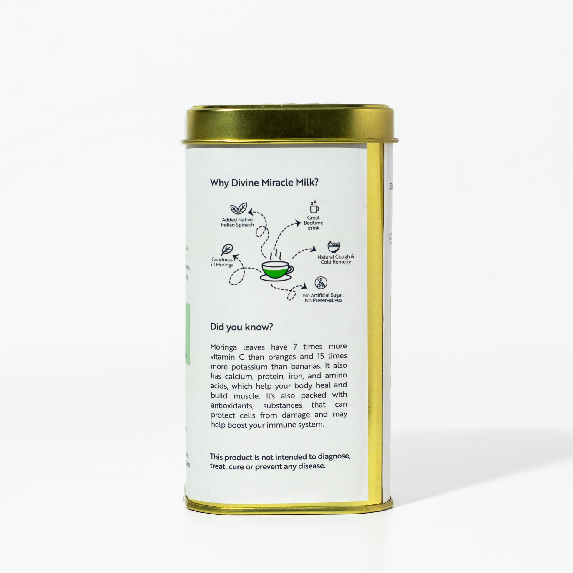 Miracle Milk (Moringa) Instant Latte Mix 200 gm (Natural remedy for PCOS)