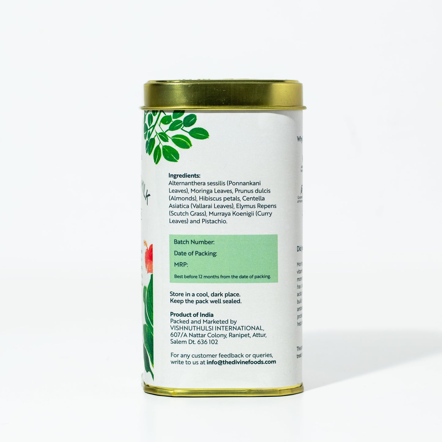 Miracle Milk (Moringa) Instant Latte Mix 200 gm (Natural remedy for PCOS)