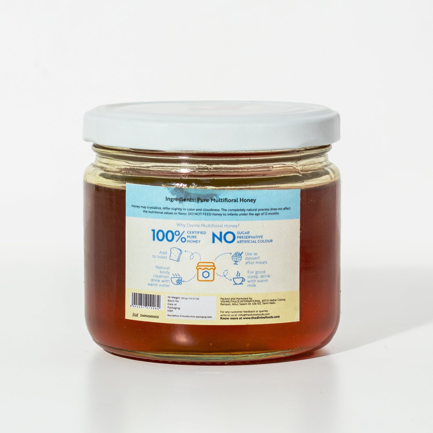 Pure Multi-Floral Honey Single Origin (350 gm)