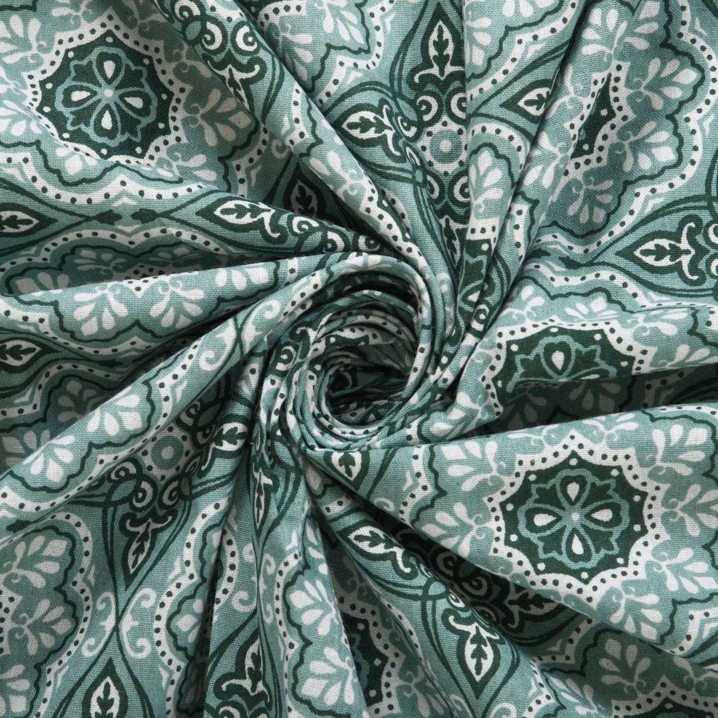 100% Pure Cotton Traditional Printed Bedsheet for Double Bed King Size Bedsheet with 2 Pillow Covers