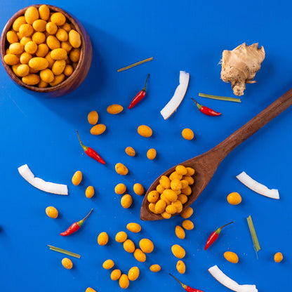 Thai Curry Coated Peanuts
