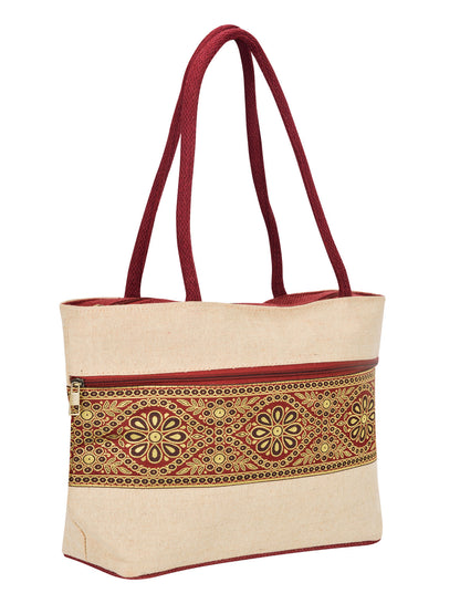 Jute Cottage Centre Lace Juco With Front Pocket