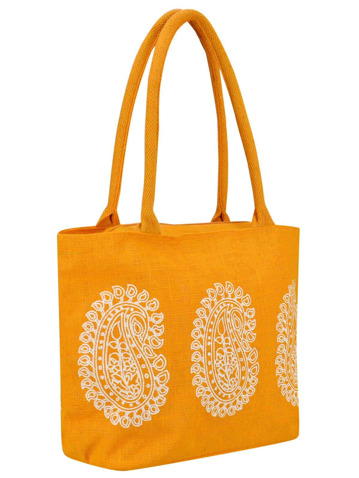 Jute Cottage Mango Print Jute Bag