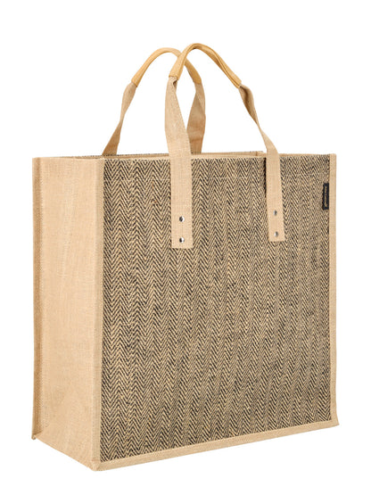 Jute Cottage Herringbone Zipper