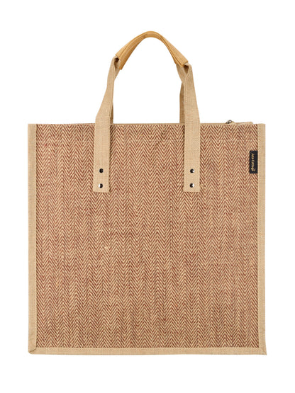 Jute Cottage Herringbone Zipper