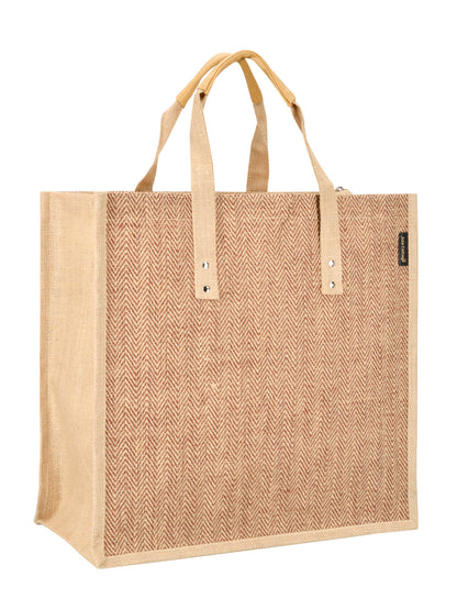 Jute Cottage Herringbone Zipper