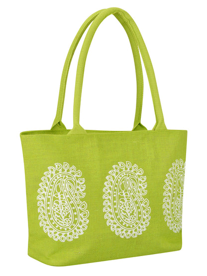 Jute Cottage Mango Print Jute Bag
