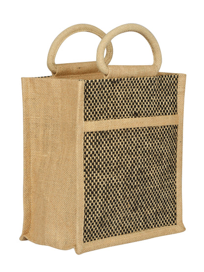 Jute Cottage Mat Weave Lunch Zipper