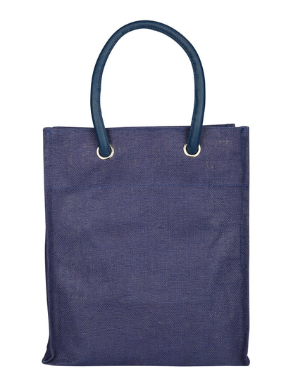 Jute Cottage Big Eyelet Lunch Bag Sustainable 100% Genuine Jute Bag