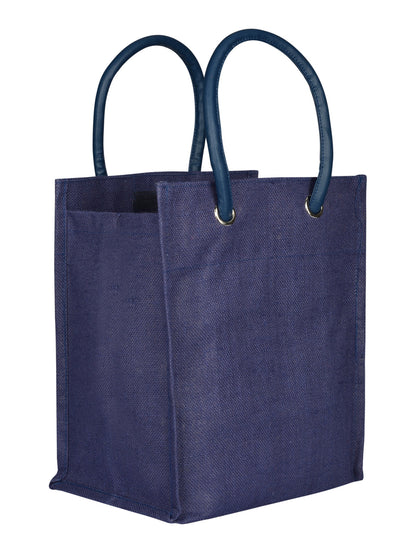 Jute Cottage Big Eyelet Lunch Bag Sustainable 100% Genuine Jute Bag