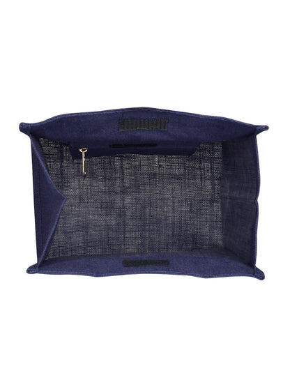 Jute Cottage Big Eyelet Lunch Bag Sustainable 100% Genuine Jute Bag