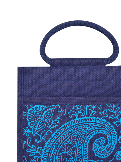 Jute Cottage Paisley Print Zipper Lunch