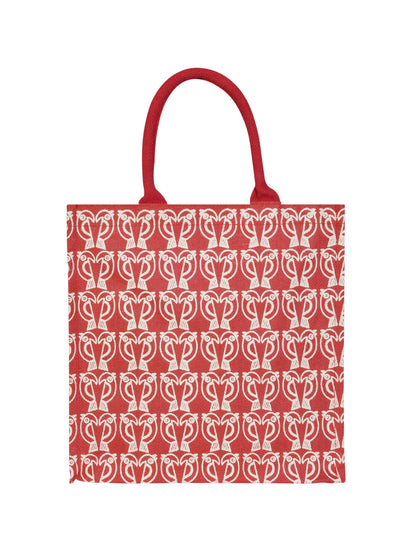 Jute Cottage Parrot Print Zipper