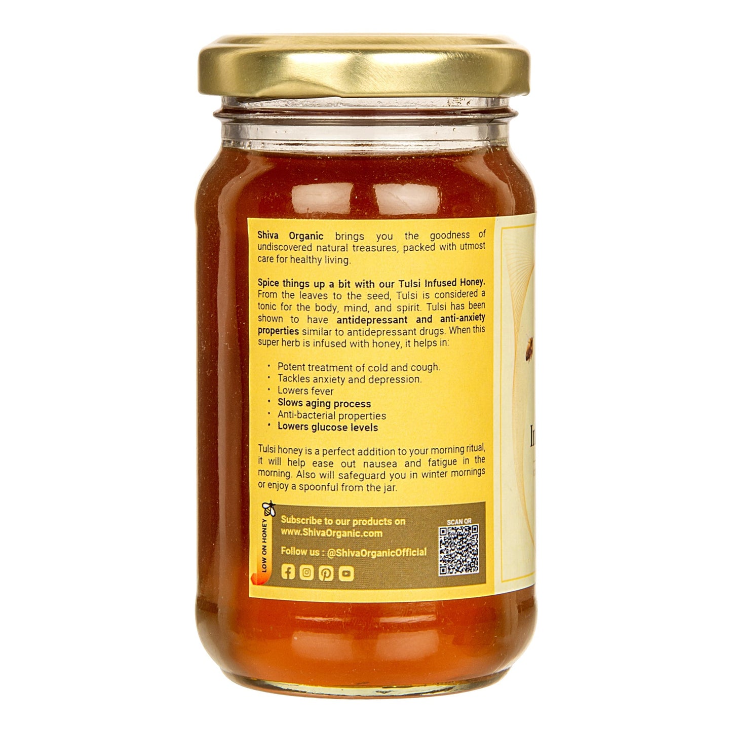 Tulsi Infused Honey