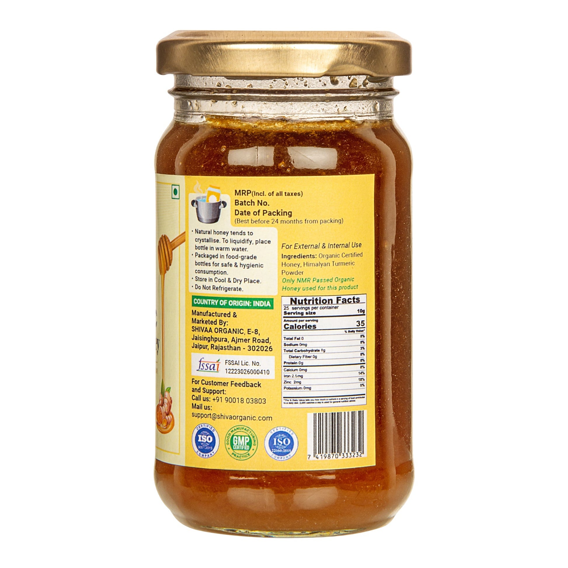 Turmeric Infused Honey