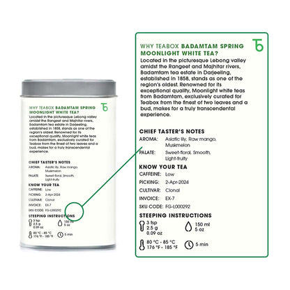 Darjeeling Badamtam Spring Moonlight White (Limited Edition)