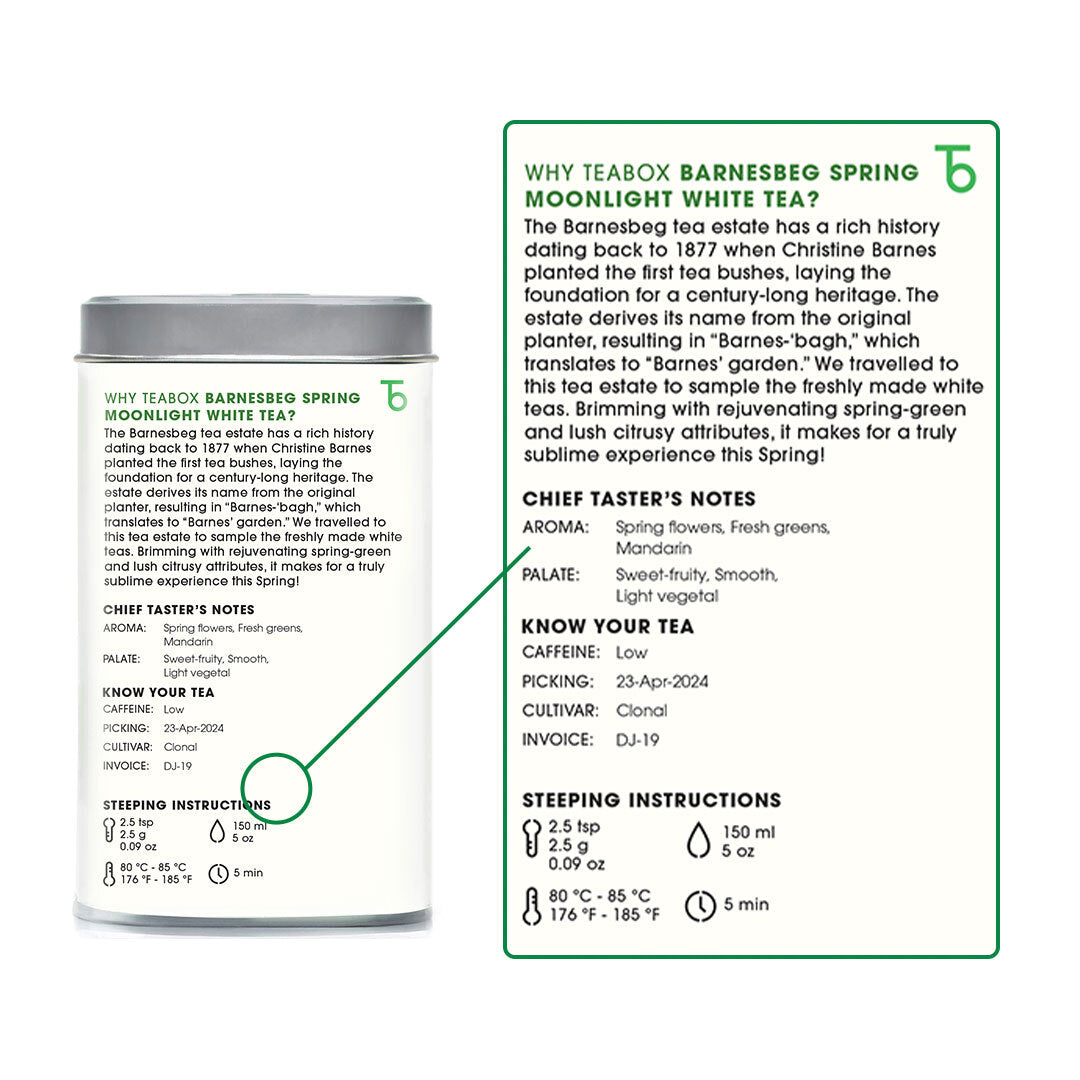 Darjeeling Barnesbeg Spring Moonlight White
