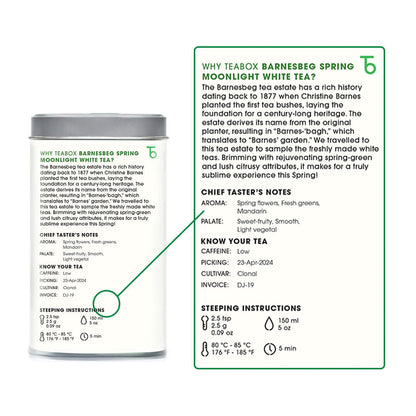 Darjeeling Barnesbeg Spring Moonlight White