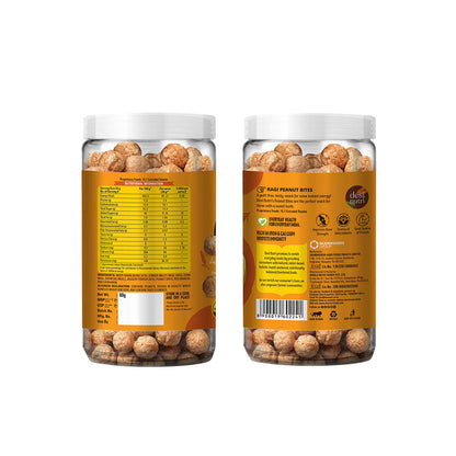 Ragi Peanut Bites Jaggery Coated Pack of 3 - 80g Each
