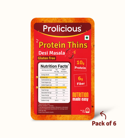 Desi Masala Protein Thins | 50g