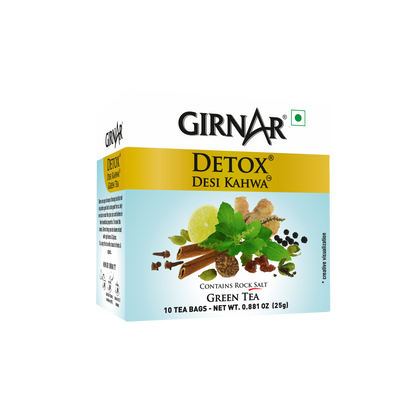 Girnar Green Tea Bags - Detox / Desi Kahwa