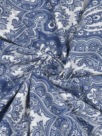 100% Pure Cotton Traditional Printed Bedsheet for Double Bed King Size Bedsheet with 2 Pillow Covers