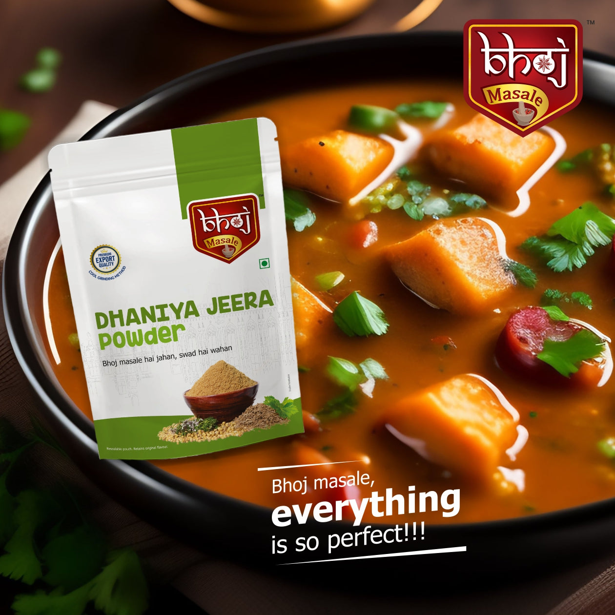 Dhaniya Jeera Powder 400gm (Pack of 2 x 200g each)