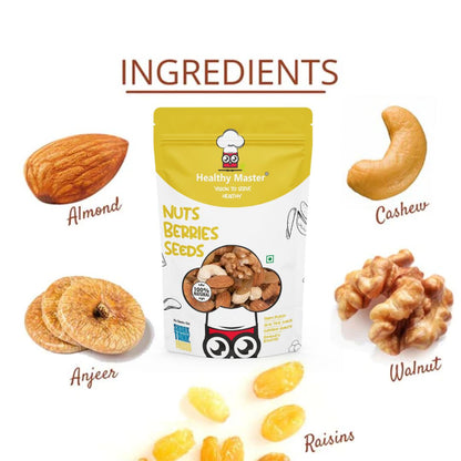 Mixed Dry Fruits - (Figs, Raisins, Almond, Cashew, Walnut)