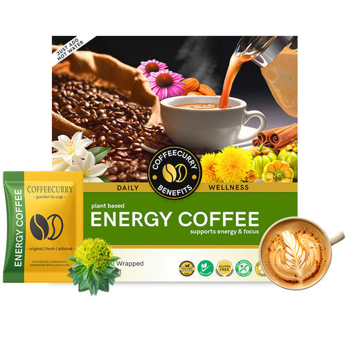 Energy Coffee Premix – High-Energy Coffee for Instant Boost, Focus, and Weight Management - Coffeecurry