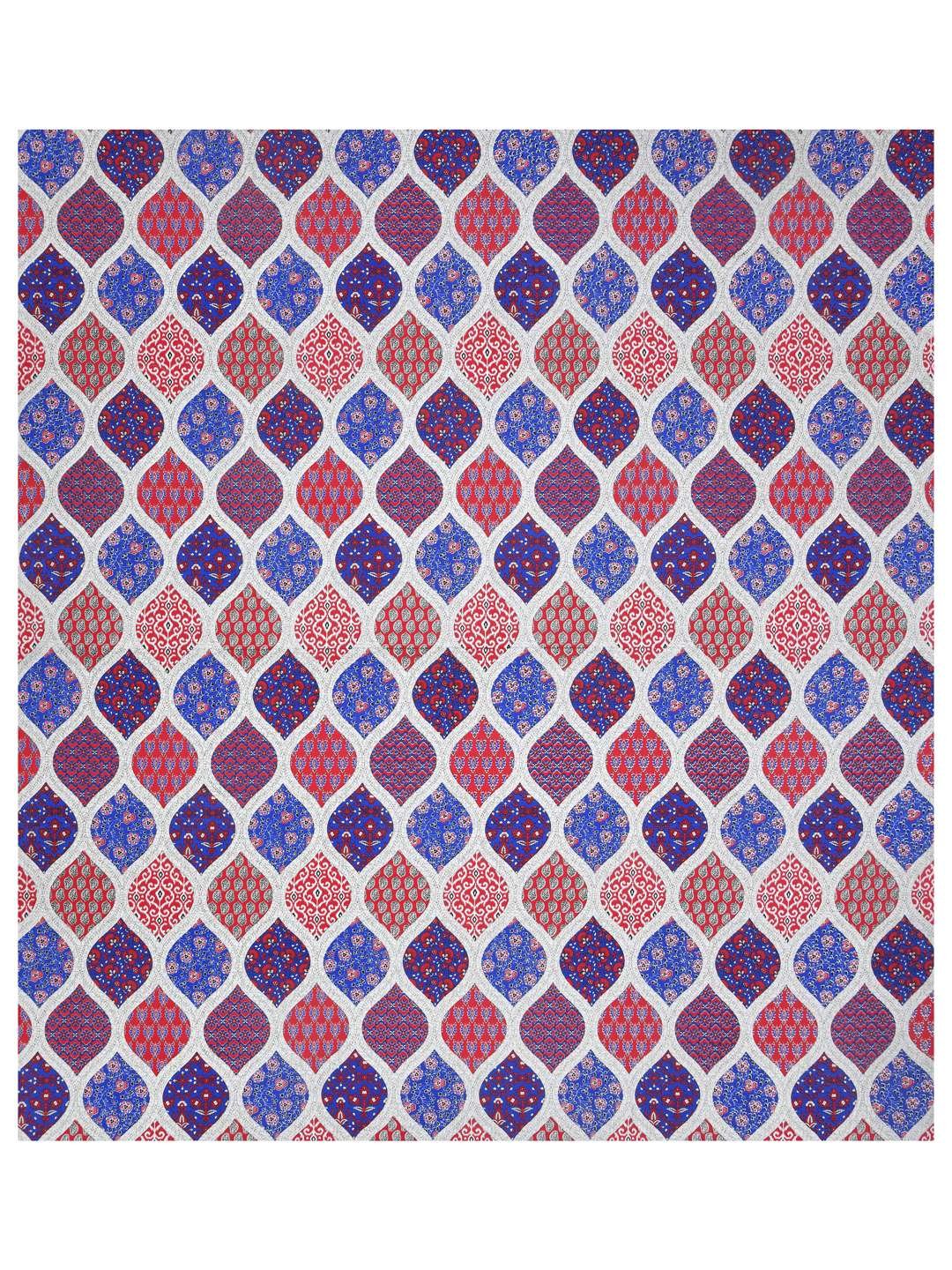 100% Pure Cotton Traditional Printed Bedsheet for Double Bed King Size Bedsheet with 2 Pillow Covers