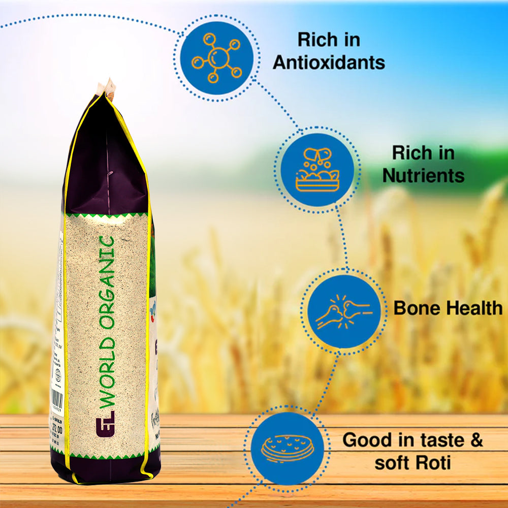Elworld Agro & Organic Food Products Black Wheat Flour