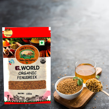 Elworld Agro & Organic Food Products Fenugreek Methi 100 g